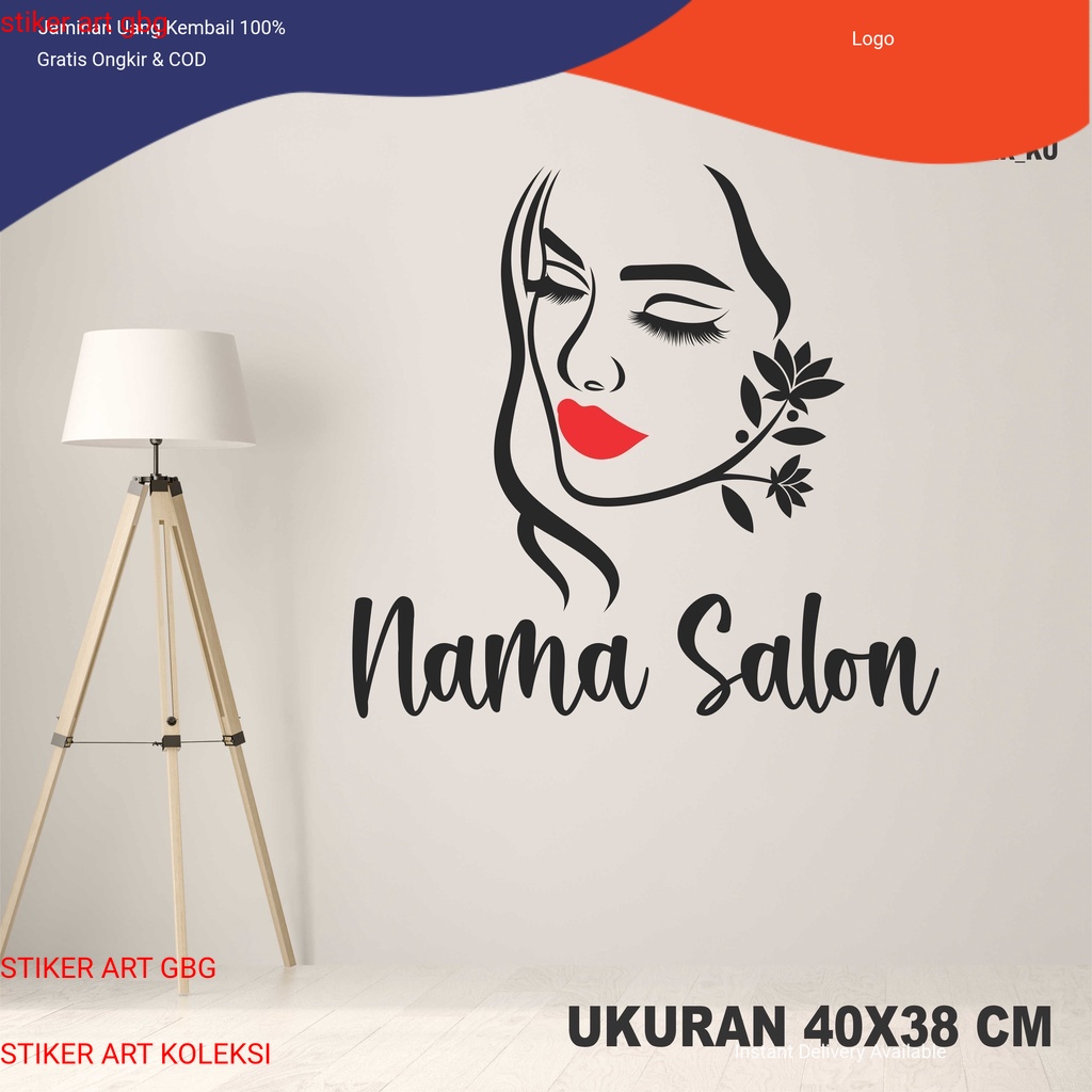 Jual stiker Wall Stiker Dinding Salon Kecantikan Beauty Care Hiasan ...
