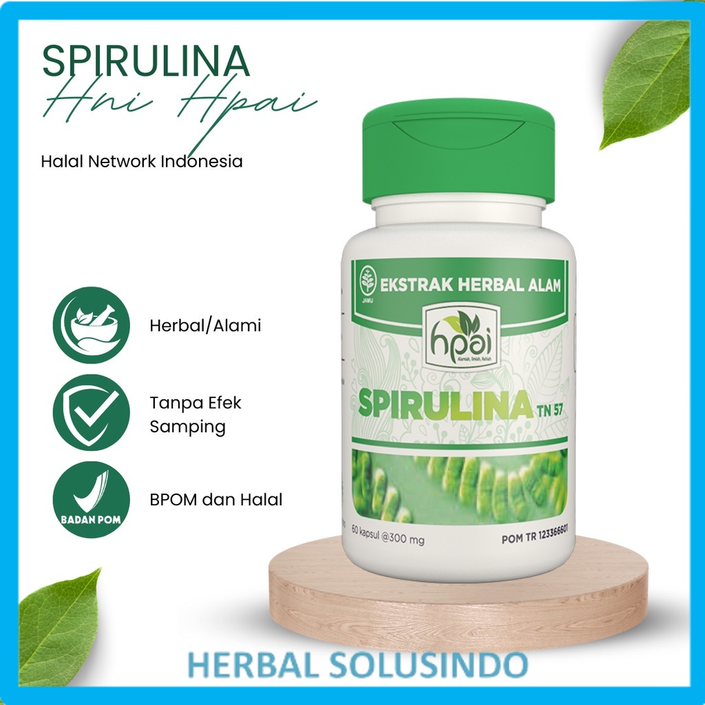 Jual SPIRULINA Herbal untuk Nutrisi, Pemulihan Pasca Sakit, Anemia