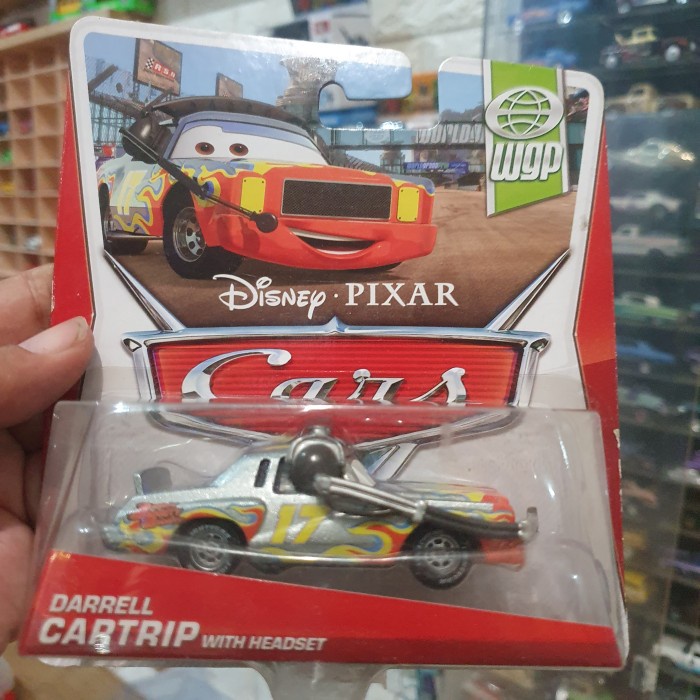 Jual disney pixar cars wgp Darrell Cartrip with headset mc queen world ...