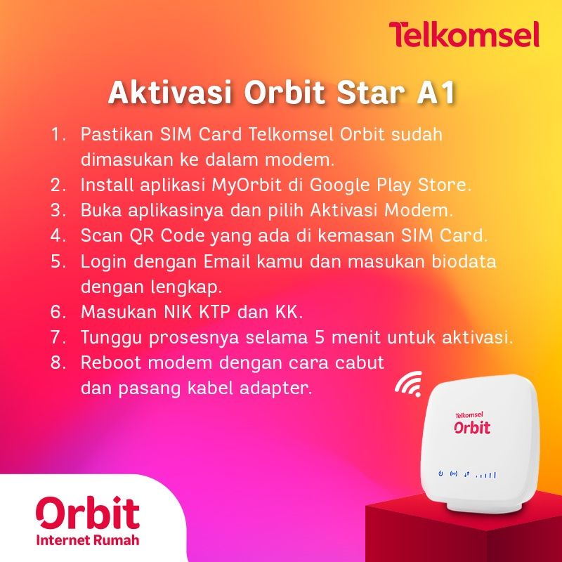 Jual 888 Telkomsel Orbit Star A1 Modem Router Wireless 4G LTE Unlock ...