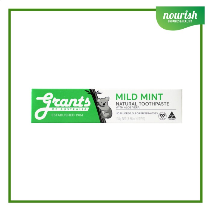 Jual Grants Toothpaste Of Australia - Natural Toothpaste - MILD MINT ...