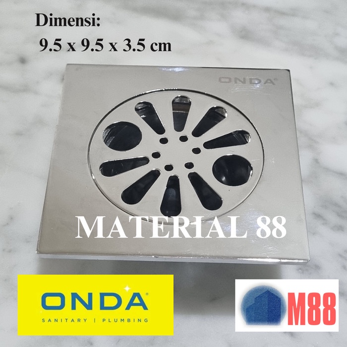 Jual Floor Drain ONDA FLS 01 Saringan Got Kamar Mandi Toilet | Shopee