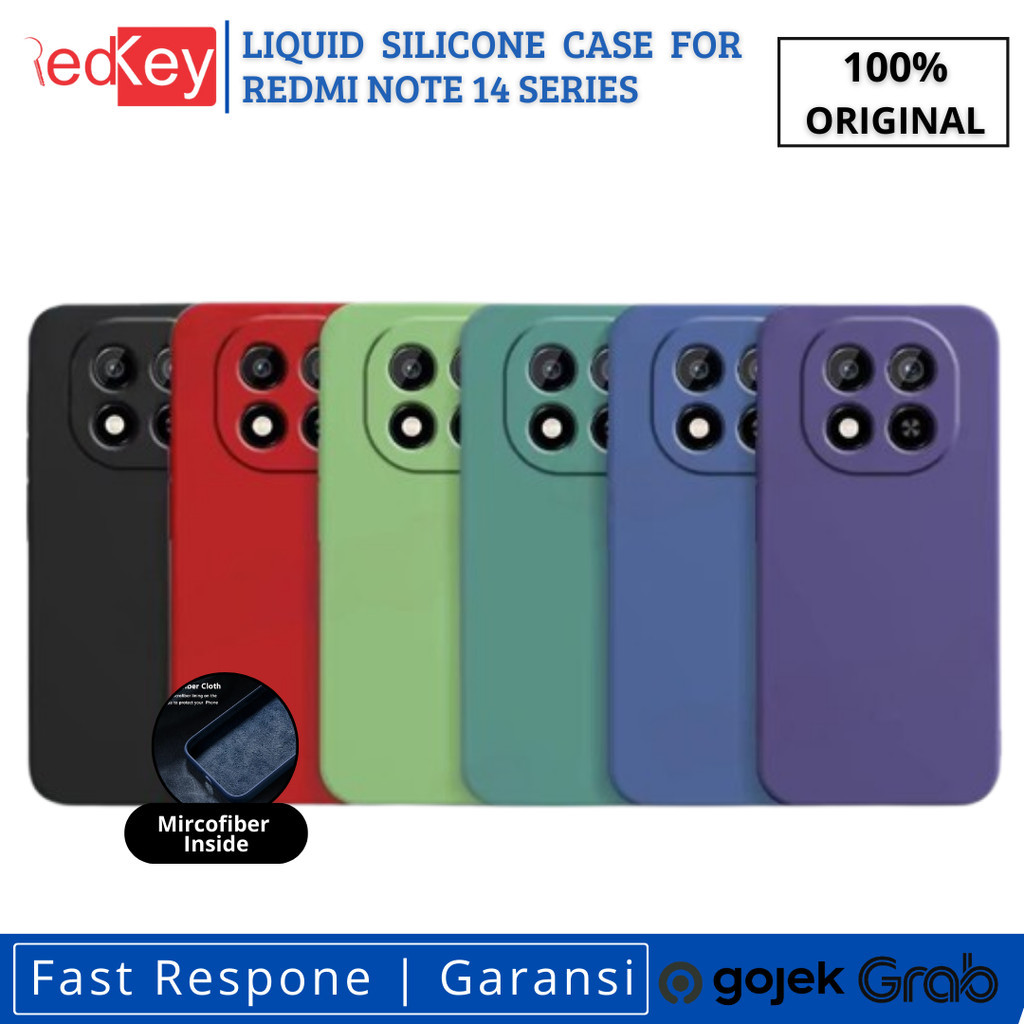 Jual Redkey Case Redmi Note 14 Pro 5G Plus + Liquid Silicone ...