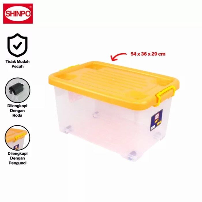 Jual Shinpo Box Kontainer Plastik Cb 45 Tempat Penyimpanan | Shopee ...