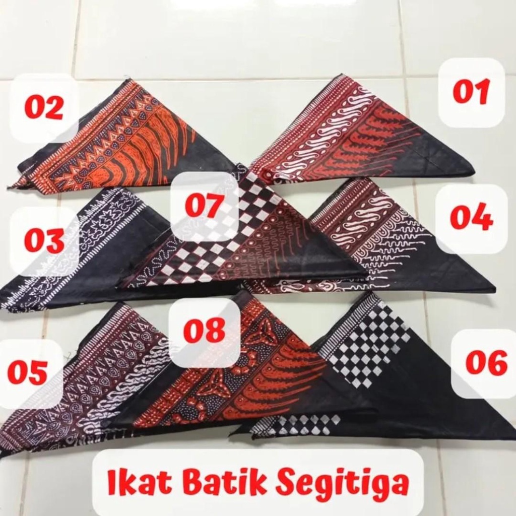 Jual Udeng Batik Segitiga Ikat Batik Segitiga Blangkon Totopong Beket