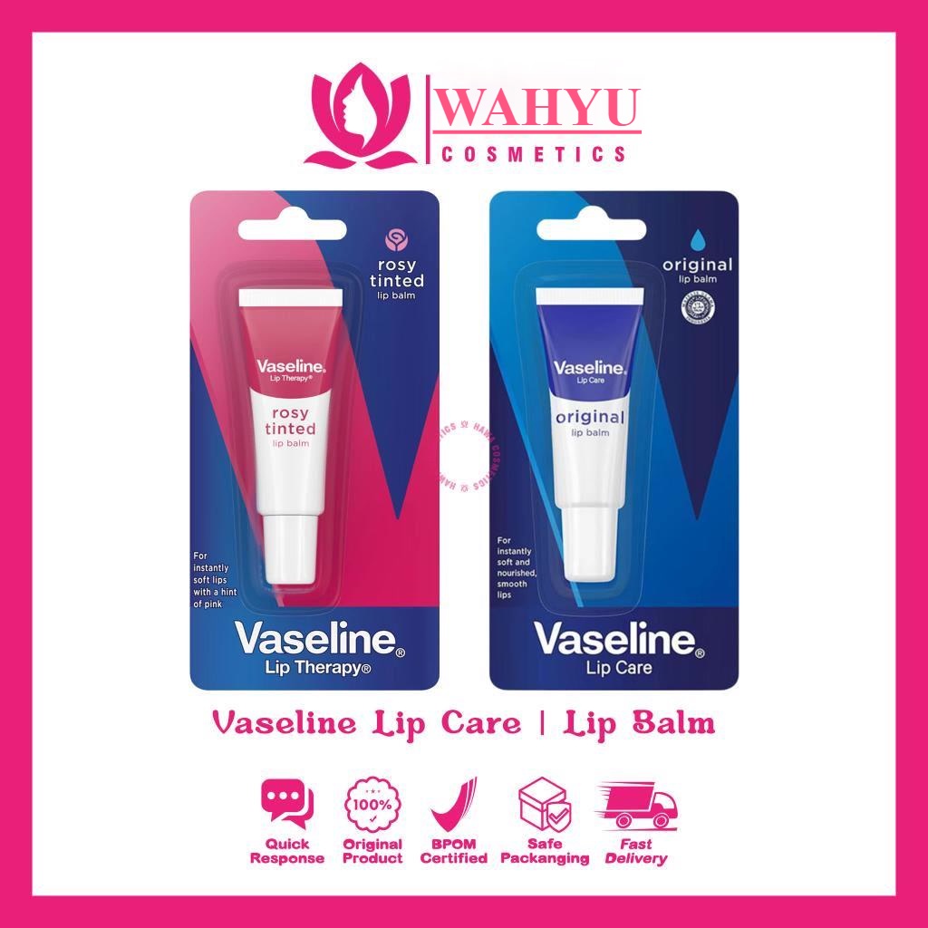 Jual Vaseline Lip Care / Lip Balm Pelembab & Pencerah Bibir 10g