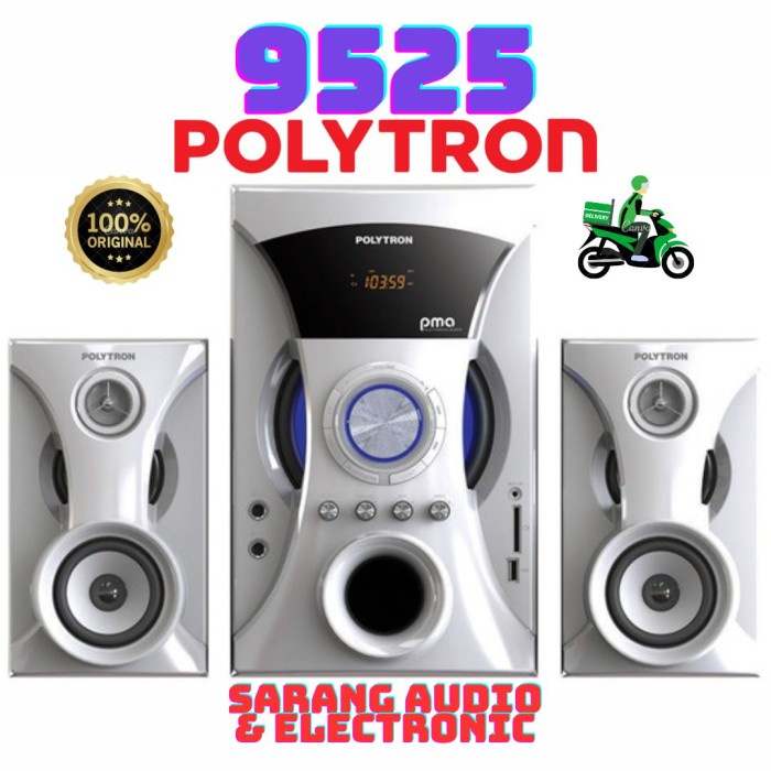 Jual Speaker Multimedia POLYTRON PMA 9525 PMA9525 Original Bluetooth ...