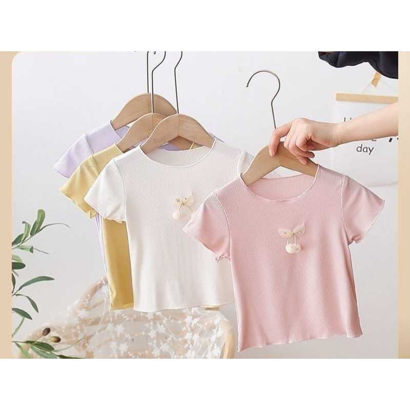 Aero Amit Print Texture Kaos Anak Perempuan main image 1