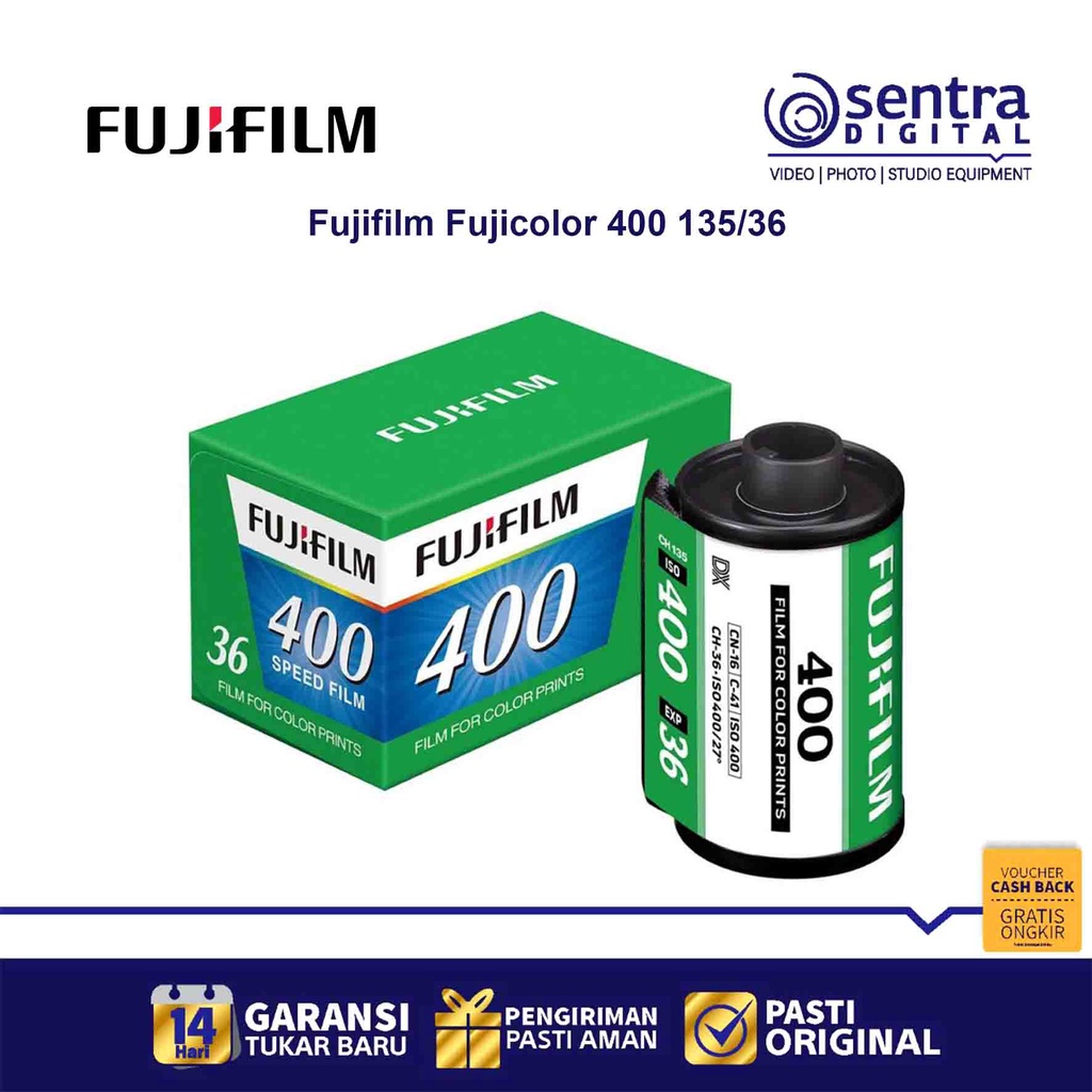 Jual Fujifilm Fujicolor 400 135 35mm 36exp Rollfilm | Shopee Indonesia