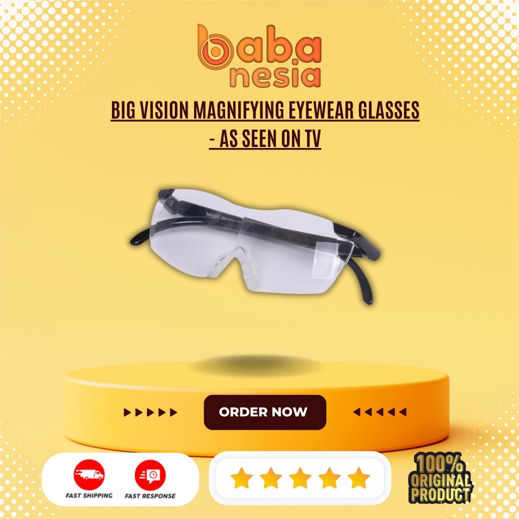 Big & Clear Magnifying Glasses - 1.5x Magnification - Lashbox LA