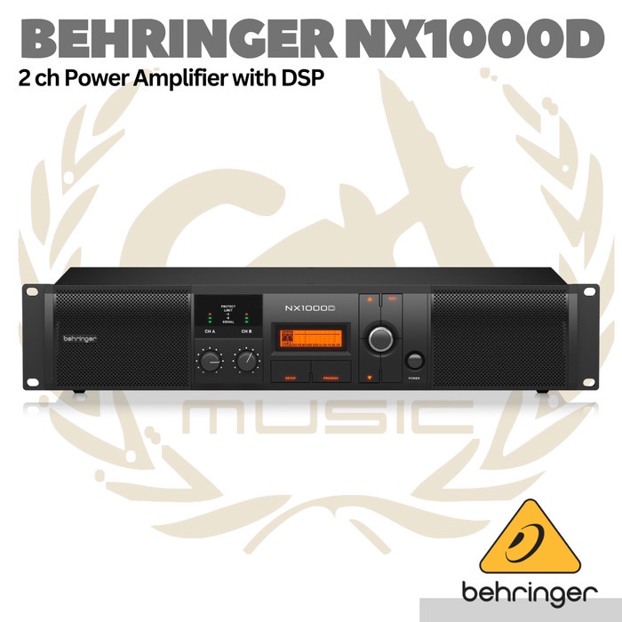 Jual Behringer NX1000D Power Amplifier with DSP Mixer 2 ch Class D