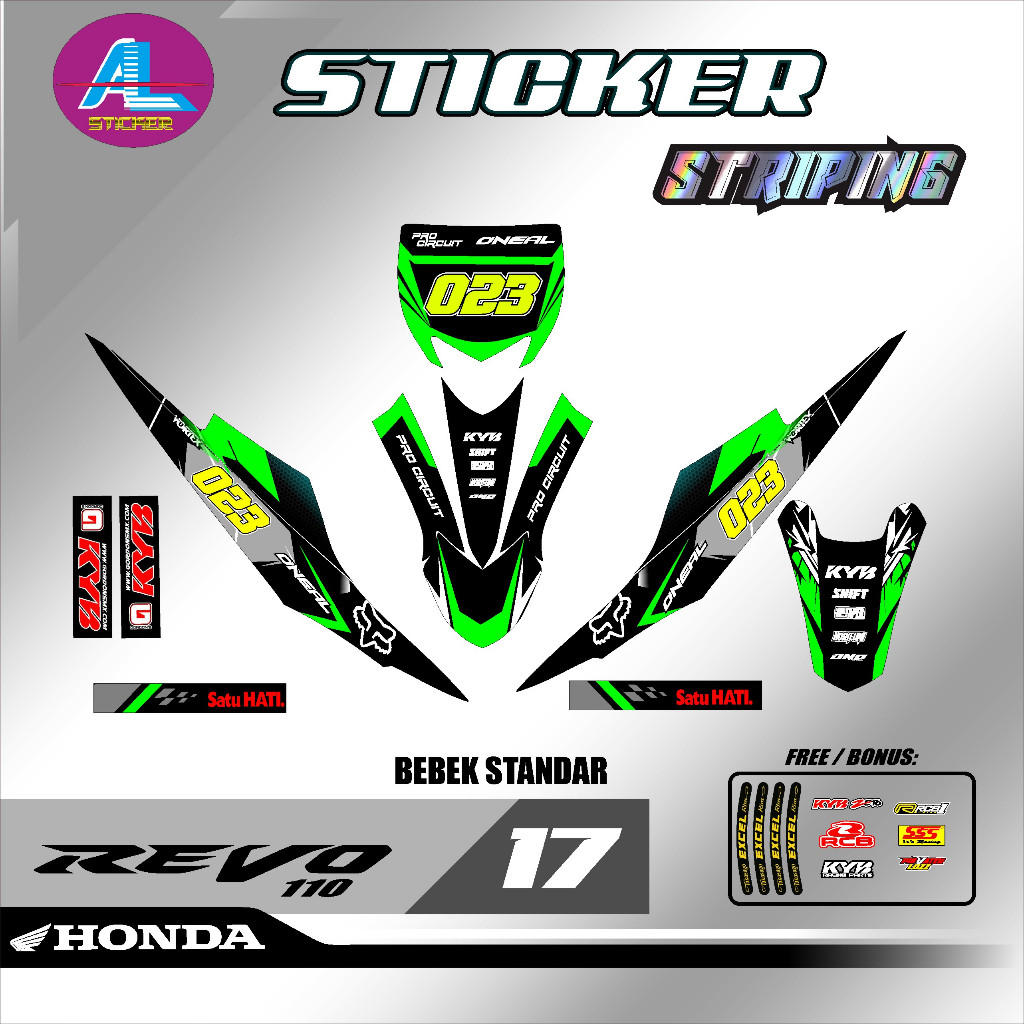 Jual Setriping Rbt Revo 110 Rbt Vega Bebek Modif Supermoto Yz Crf Klx ...