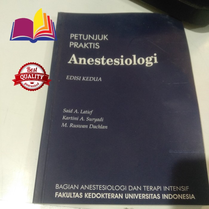 Jual Buku Petunjuk Praktis Anestesiologi - Edisi Kedua - Said A Latief ...