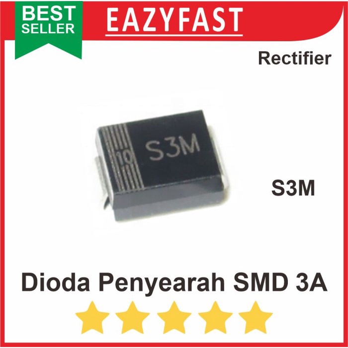 Jual Dioda SMD 3A S3M 1N5408 1N 5408 3 A Ampere Diode Rectifier D 1000V ...