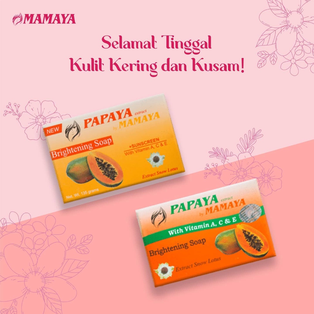 Jual Sabun Papaya by MAMAYA / Sabun Mamaya Whitening | Shopee Indonesia