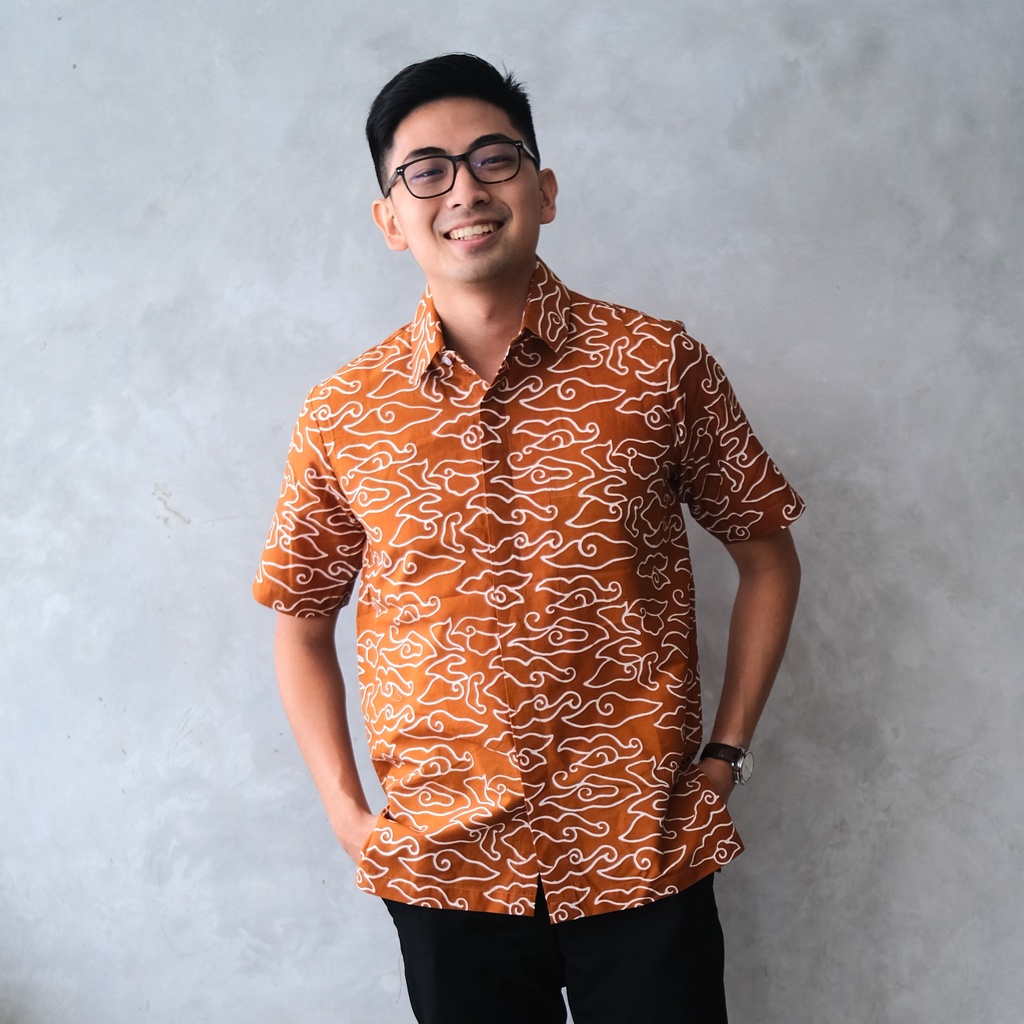 Jual Mandalas Awata - Kemeja Batik Pria Lengan Pendek | Shopee Indonesia