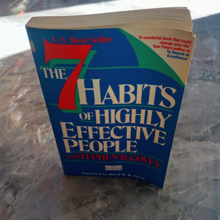 Jual THE 7 HABITS OF HIGHLY EFFECTIVE PEOPLE BY STEPHEN R COVEY f2 ...