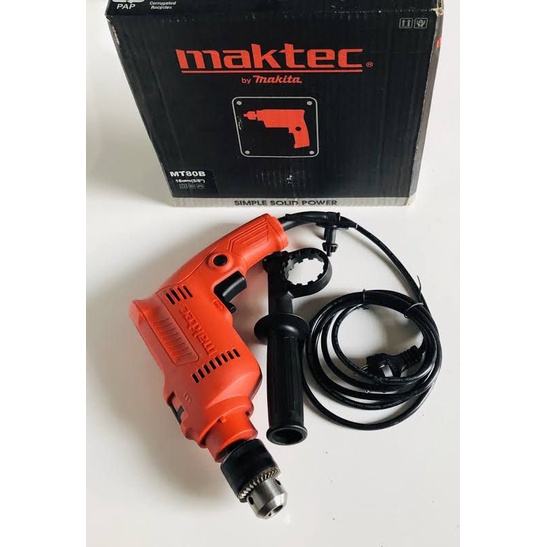 Jual Mesin Bor 2 Arah MT80B / MT 80 B / MT80 B Maktec Hammer Drill Bor ...