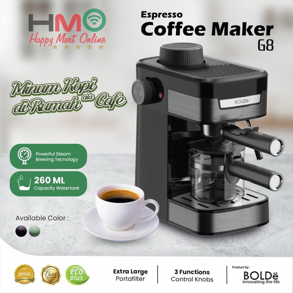 Jual BOLDe Expresso Coffee Maker G8 Espresso Coffee Machine Mesin kopi