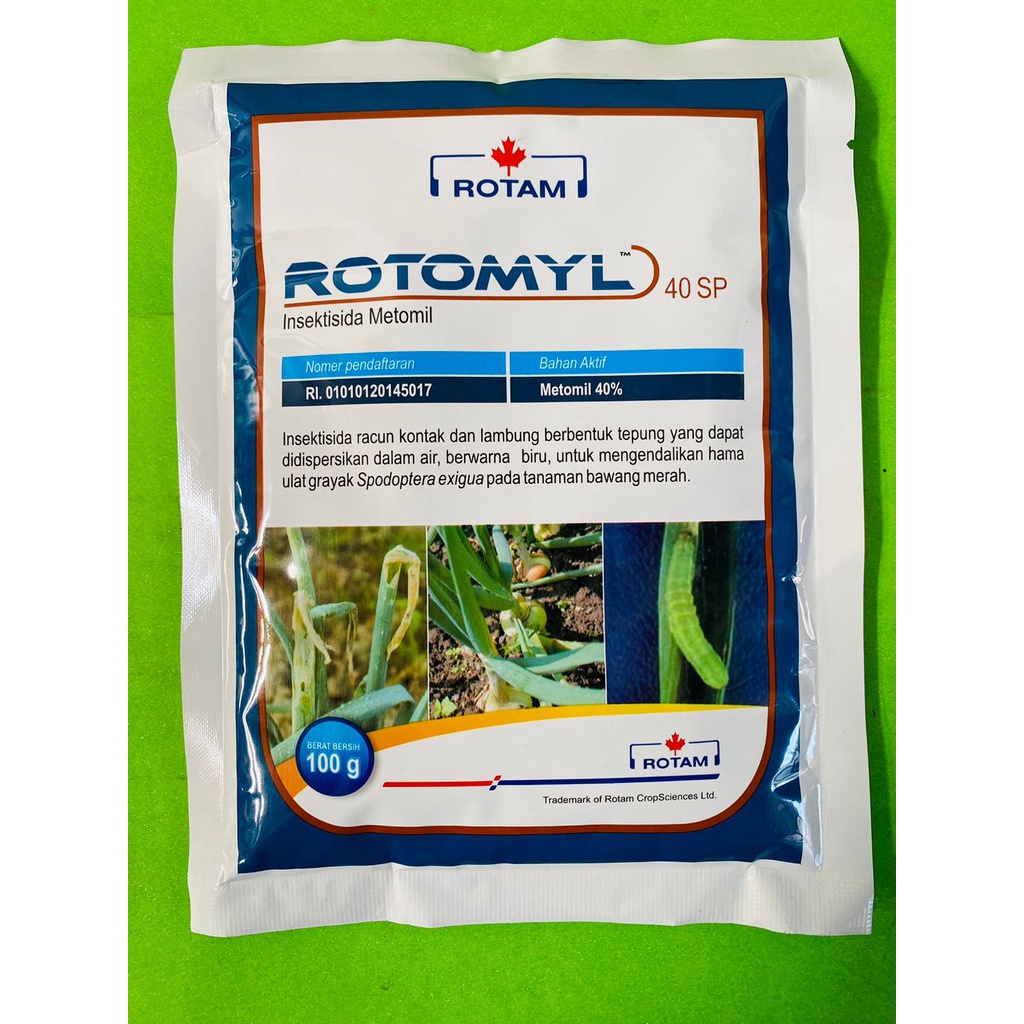 Jual Insektisida ulat grayak ROTOMYL 40SP isi 100gr dari ROTAM ...