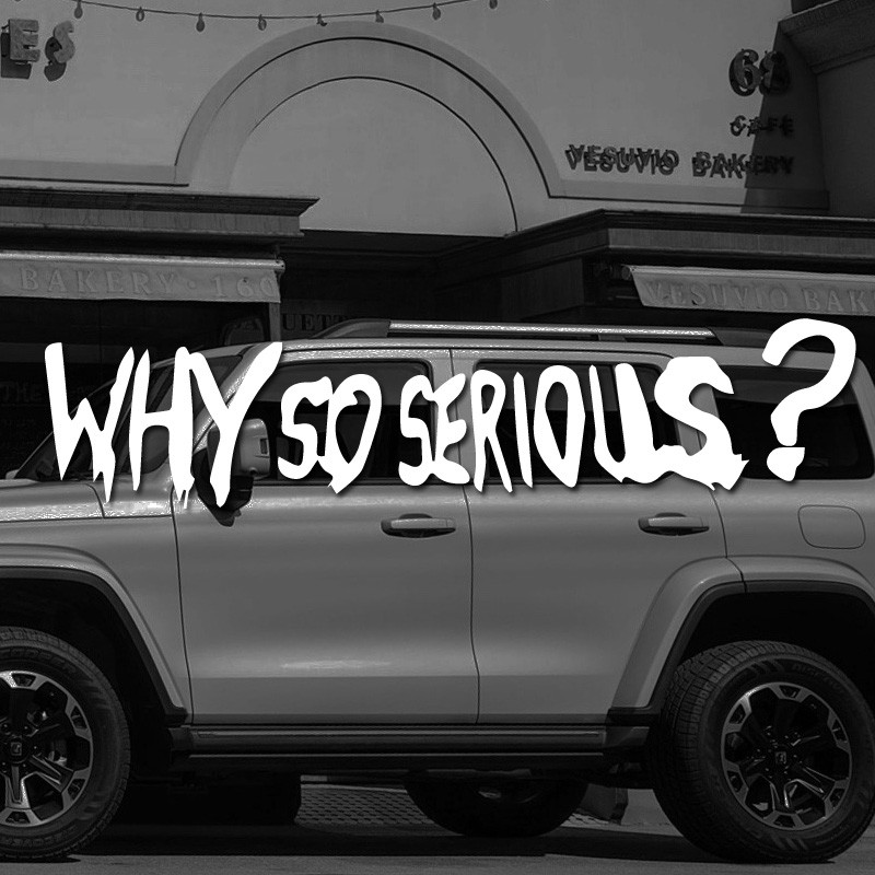 Jual STIKER WHY SO SERIOUS Sticker Window Bumper For Cars, Trucks ...