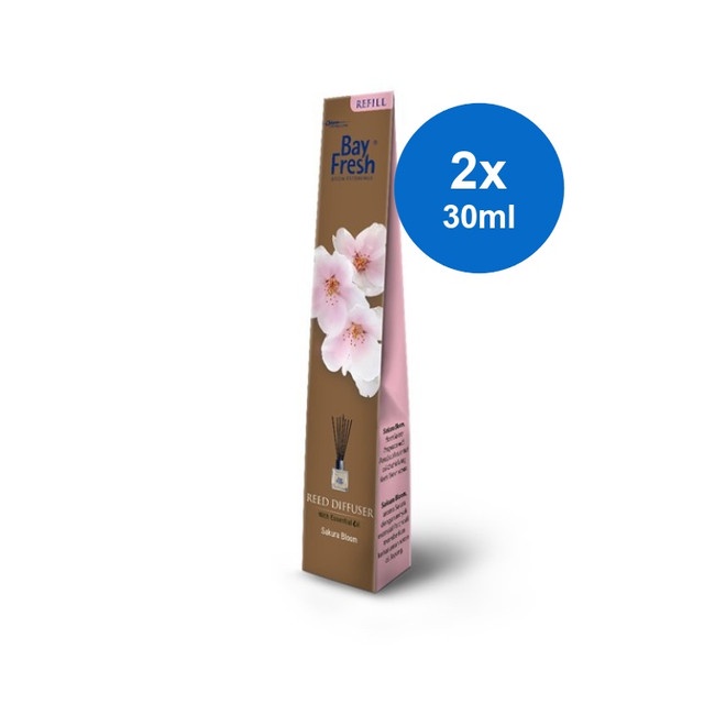 Jual Bayfresh Reed Diffuser Refill Sakura Bloom 2 x 30 ml | Shopee ...