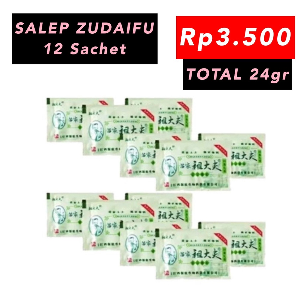 Jual Tebus Murah Salep Zudaifu Salep Eksim Jamur Kurap Alergi Kulit Cream Sachet Gr Extra