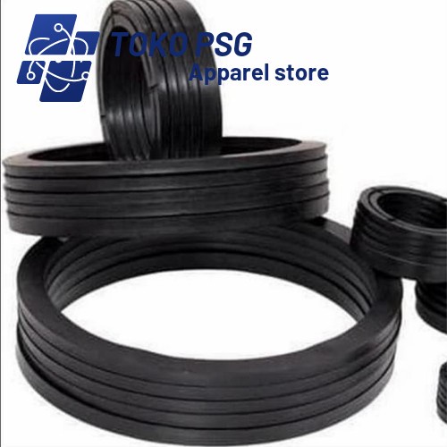 Jual v packing gasket seal v packing gasket pompa 340x400x25 mm 3 susun ...