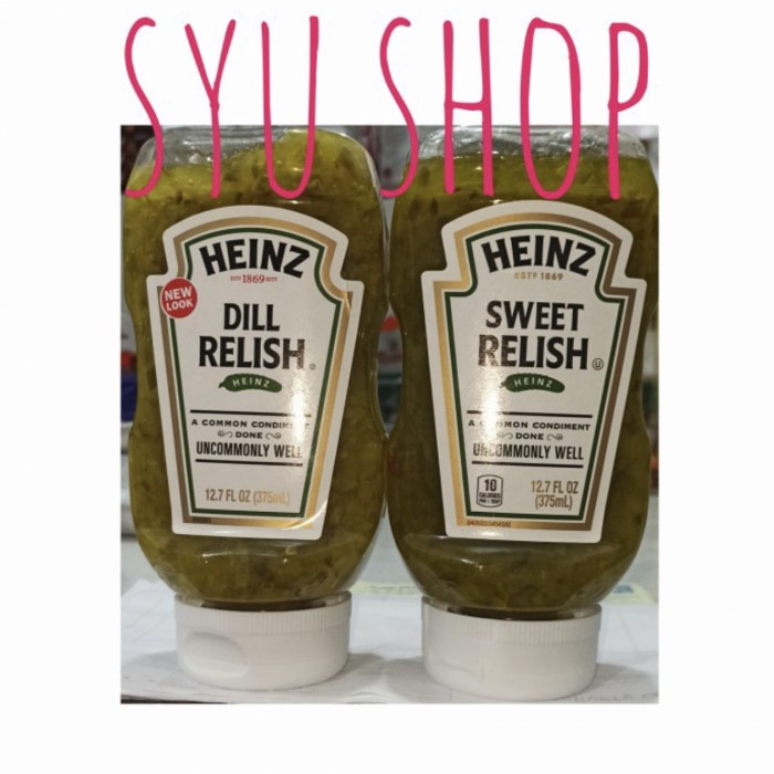 Jual Kraft Heinz dill pickle pickled relish sweet gherkins acar timun