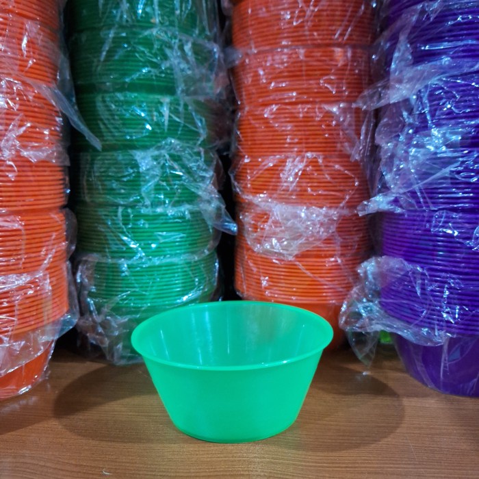 Jual Mangkok Kobokan Plastik Isi 12pc Baskom Cuci Tangan Shopee