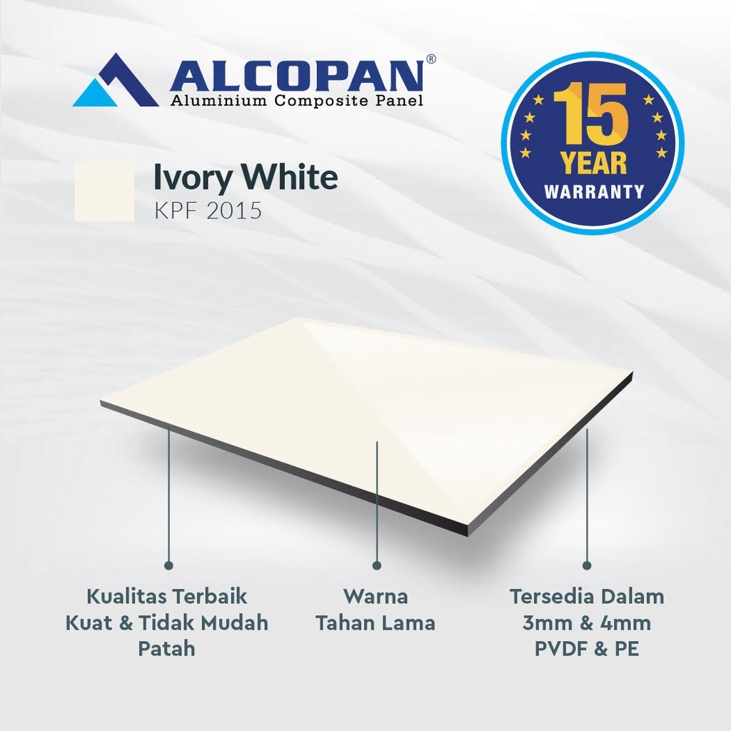 Jual ACP Alcopan Doff Series PE 4mm x1220x2440 Alumunium Composite ...