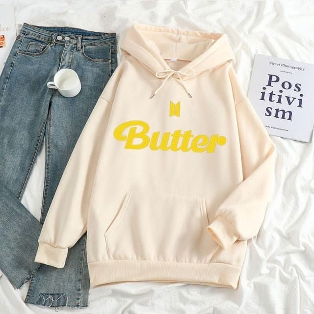 Jual ✨BISA COD✨ -HOODIE BTS IDOL BUTTER WANITA DAN PRIA SWEATER