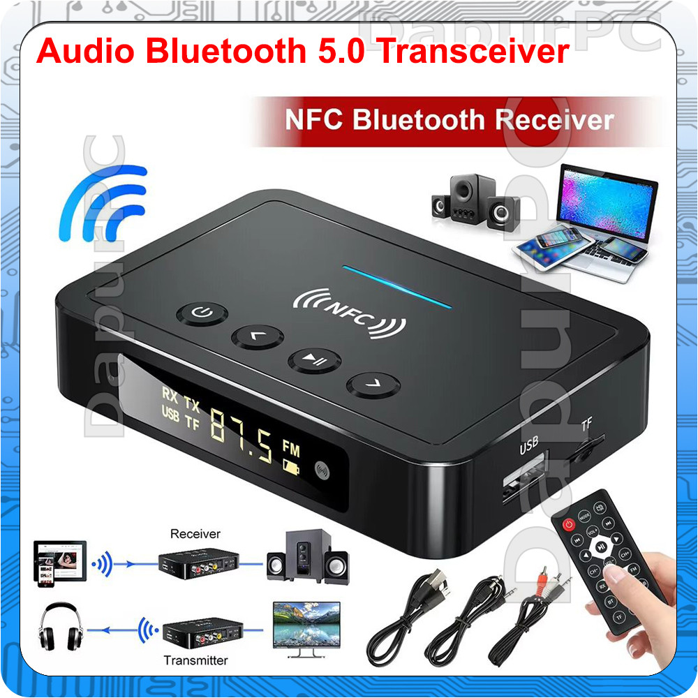 Jual Wireless Audio Bluetooth 5.0 M6 Transceiver Audio Play Adapter ...