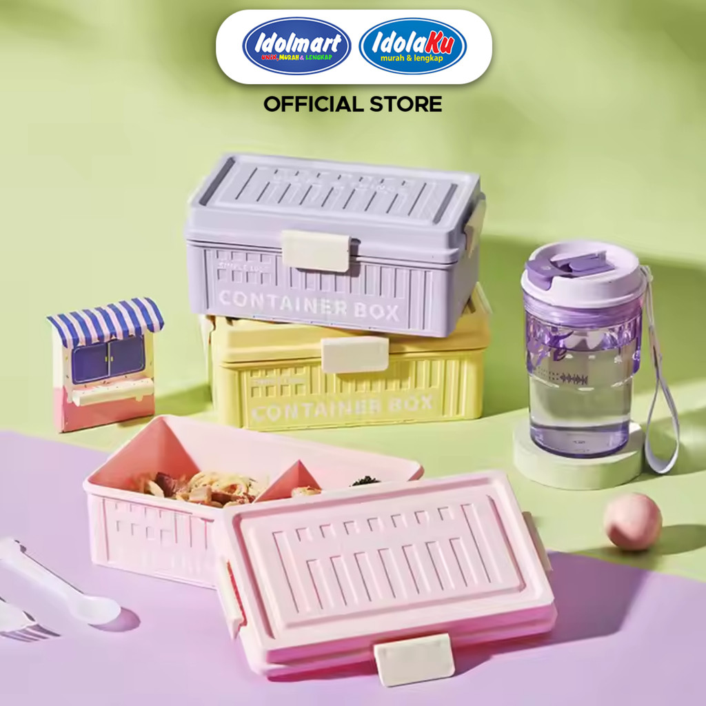 Jual IDOLAKU Lunch Box Container Box Choco Kotak Bekal Container ...