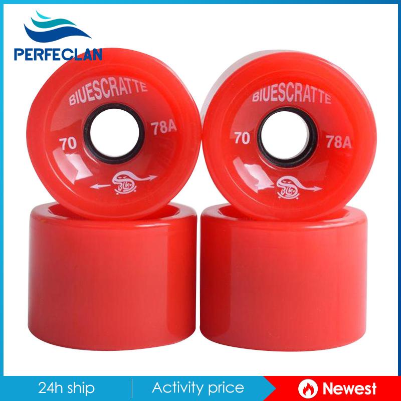 Jual FVG56 4x 78A Hardness Skateboard Wheels 70X51mm Longboard Roller