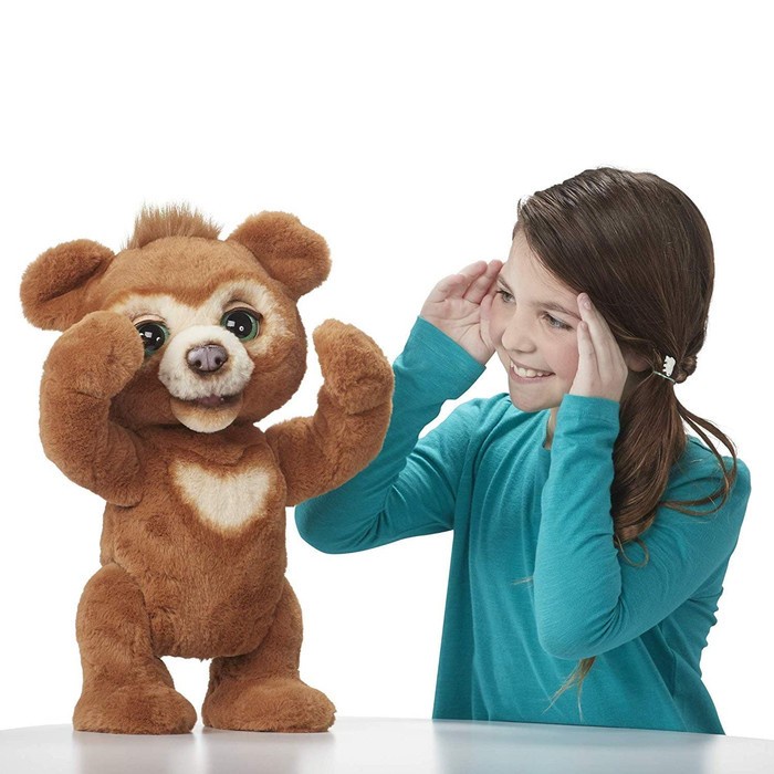Jual FurReal Cubby The Curious Bear Interactive Plush Toy Shopee