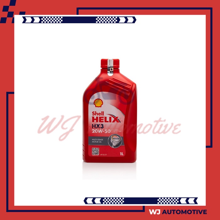 Jual Shell HX3 20W50 1 Liter Oli Mobil Bensin Shell HX 3 20W 50 1Liter ...