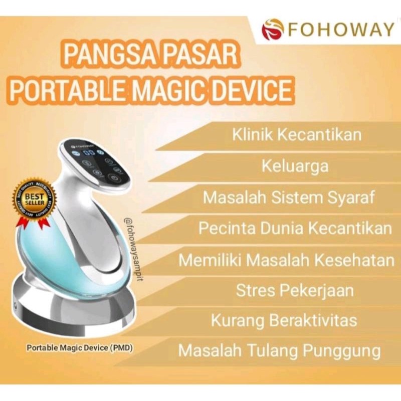 Jual Fohoway Portable Magic Device PMD Alat Terapi Teraphis Syaraf ...