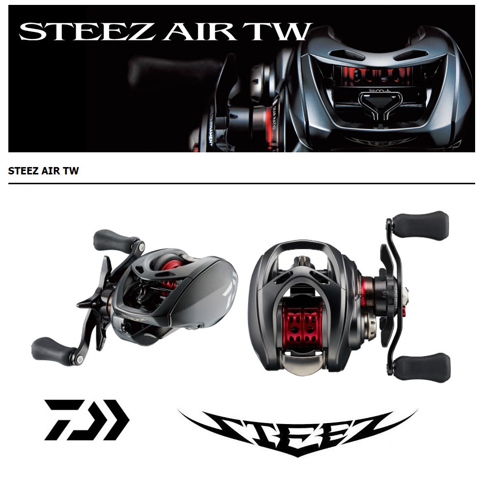 Jual Reel Pancing Baitcasting Daiwa Steez Air TW 500 Model 2020