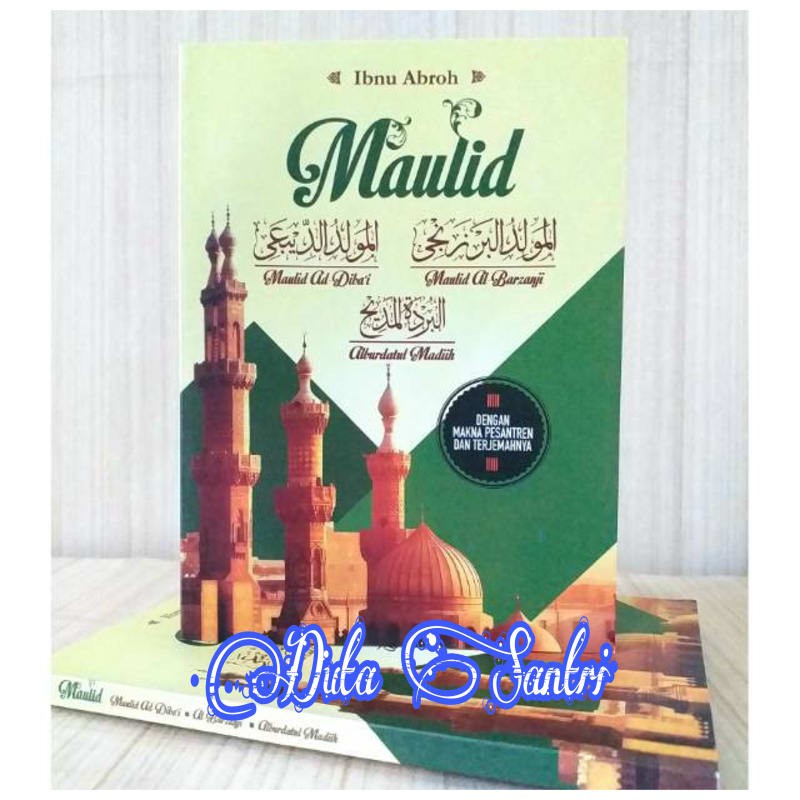 Jual Terjemah Kitab Al Maulid Diba Barzanji Barjanzi Lengkap Dengan Makna Pesantren Besar Ks