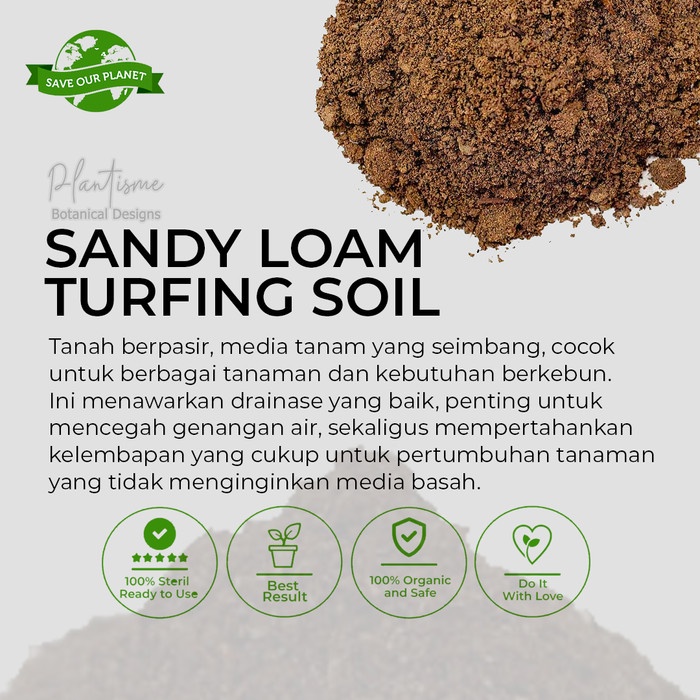 Jual Sandy Loam Tanah Lempung Media Tanam Tanah Pasir - 1kg | Shopee ...