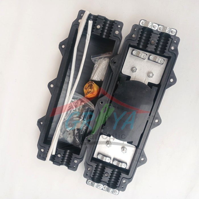Jual Closure Inline 48 Core Fiber Optik Joint Closure Besar 48C Outdoor ...