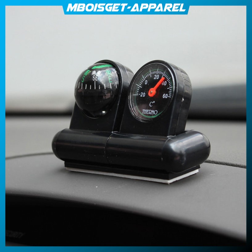 Jual YGRETTE - 2 In 1 Bola Car Compas & Thermometer / Kompas Mobil ...