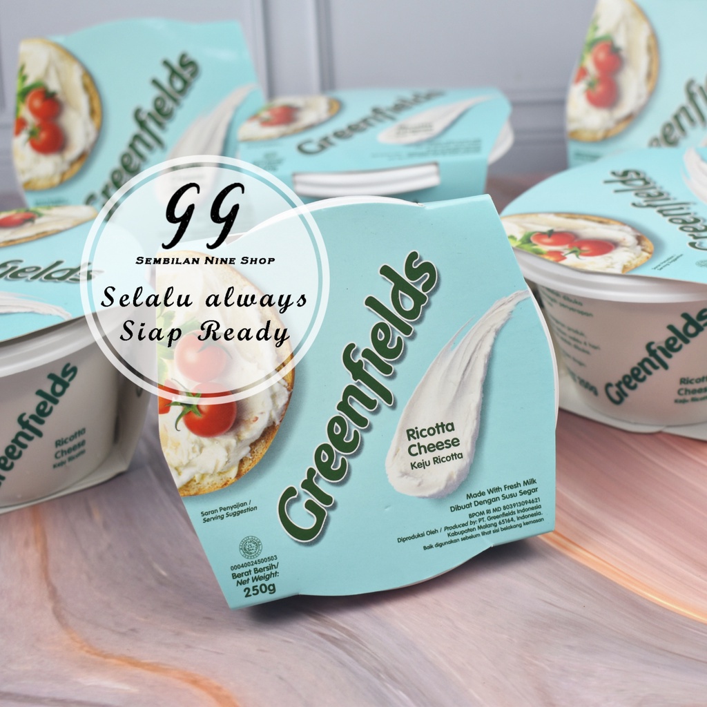 Jual Greenfields RICOTTA Cheese 250 Gram Keju RICOTA Ricotta Rikota