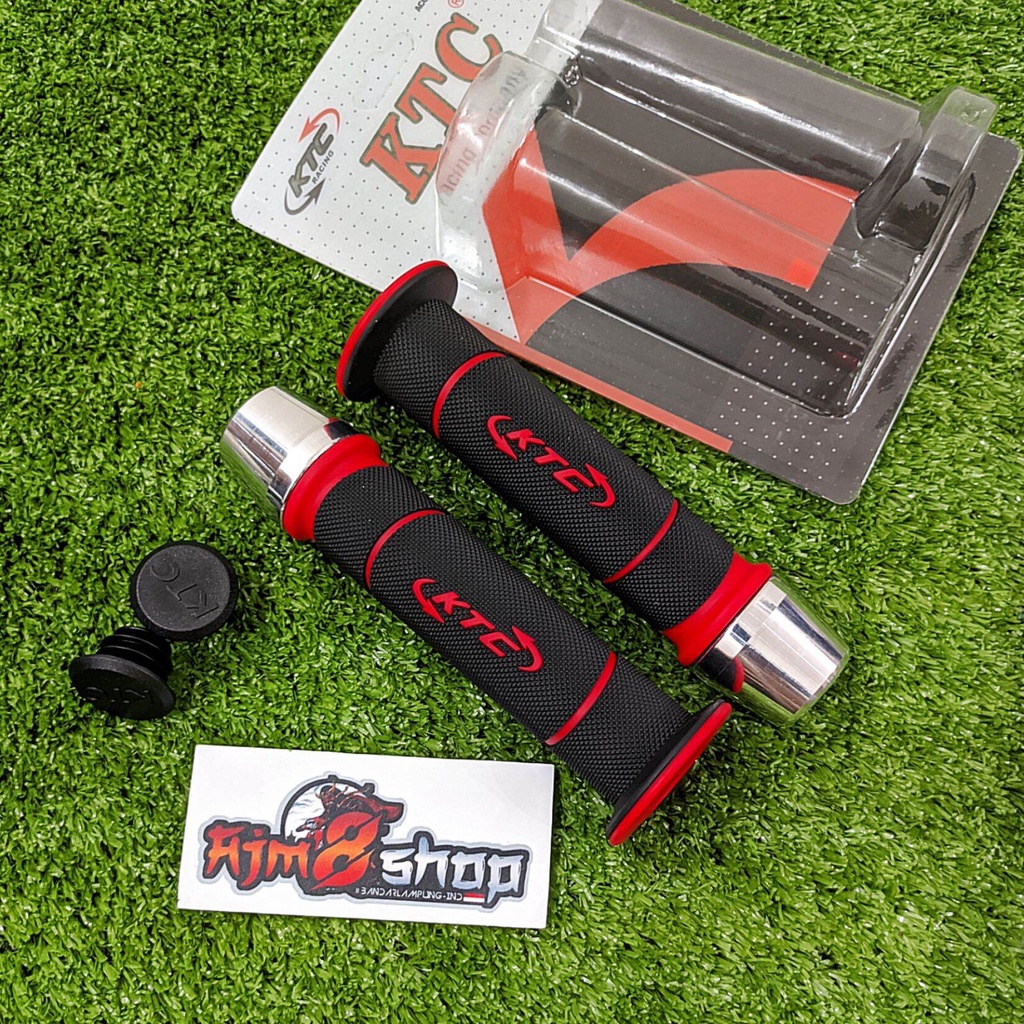 Jual Handgrip Handle Grip KTC Racing HG55 + Jalu Stang Chrome Model Pcx ...