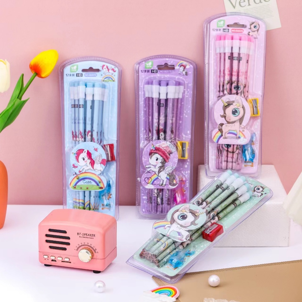 Jual BEST 1 LUSIN PENSIL MOTIF KARTUN KUROMI CINNAMOROLL DAN PRINCESS ...