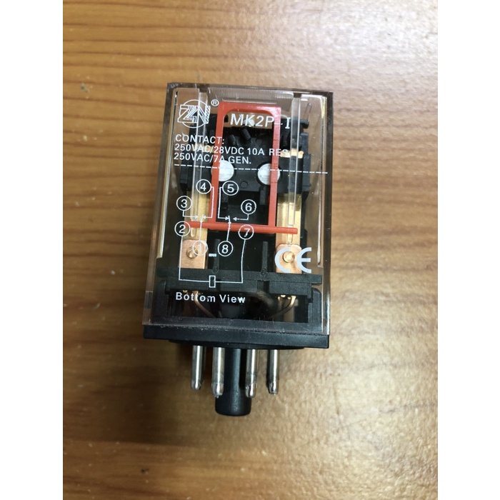 Jual Relay MK2P-l 24V DC 8p bulat 10A WB27 | Shopee Indonesia