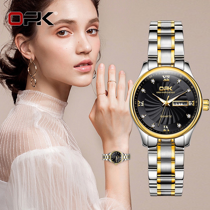 Jual OPK Jam Tangan Wanita Anti Air Original Branded Cewek Terbaru Asli