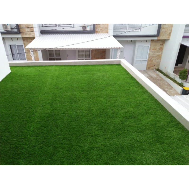 Jual KARPET RUMPUT SINTETIS 1 ROLL UKURAN 2X5 METER TIPE SWISS TEBAL 2 ...