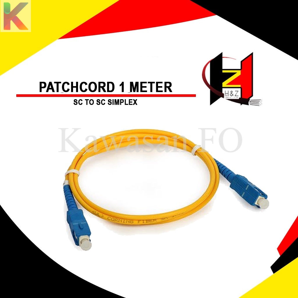 Jual Kabel patchcord - patch cord - SC UPC fiber optik 1 meter | Shopee ...